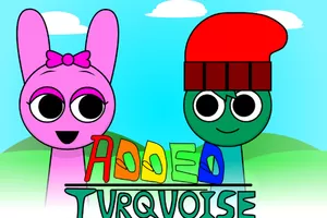 Sprunki re-reuploaded added wad/turquoise