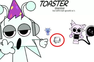 That one toaster meme but it's my sprunki oc's